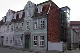 Hausansicht Haus der Kirche "Sibrand Siegert" Güstrow