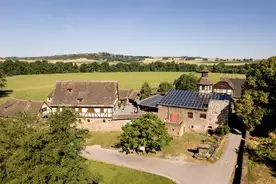 Hausansicht Wasserschloss Wülmersen Trendelburg
