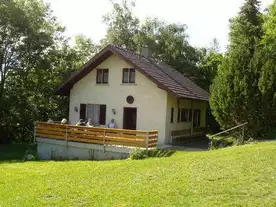 Hausansicht Karl-Vorbrugg-Hütte Böhmenkirch