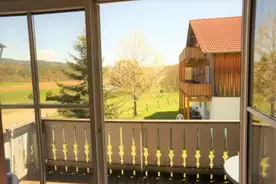 Hausansicht Feriendorf Schwarzholz Viechtach 