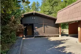 Hausansicht Blockhaus Ahl Bad Soden-Salmünster
