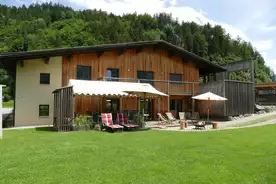 Hausansicht Ferienhaus SILBER im Montafon Bartholomäberg