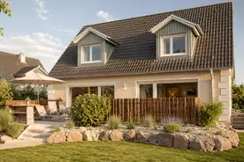 Hausansicht *****-XL Ferien-Landhaus Hohwacht