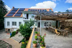Hausansicht Seminarhaus Taubenblau Brandenburg Lunow-Stolzenhagen