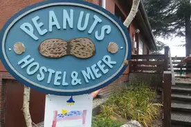 Hausansicht Peanuts Hostel & Meer Schwedeneck