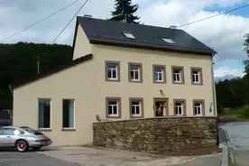 Hausansicht Ferienhaus Eifellandhaus im Felsenland SÃ¼deifel Zweifelscheid-Engelsdorf