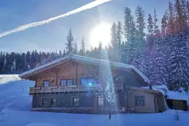 Hausansicht Heideggalm bei Schladming  Forstau