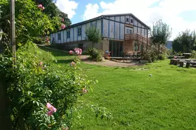 Hausansicht Herberge auf dem Kulm Struppen