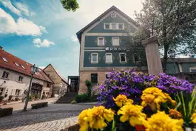 Hausansicht Festhaus Stocksberg Stocksberg - Stadt Beilstein