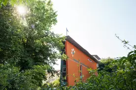 Hausansicht EC-Begegnungs- und Bildungszentrum Woltersdorf