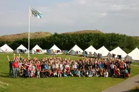 Hausansicht Zeltlager der Sportjugend Langeoog