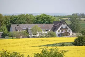 Hausansicht Landhaus am Heinberg Warburg