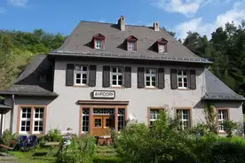 Hausansicht Tagungshaus Bahnhof Ahrdorf e.V. Blankenheim