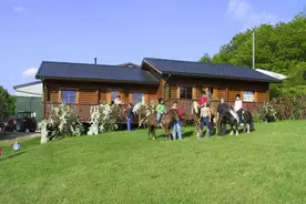Hausansicht "Der HÃ¶henhof im HunsrÃ¼ck" Holzbach
