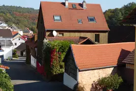 Hausansicht Der Apfelbaum - Seminar-Hof LÃ¼tzelbach