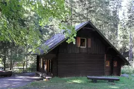 Hausansicht Schwenninger HÃ¼tte Triberg