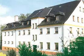 Hausansicht Schullandheim Wellsdorf Langenwetzendorf