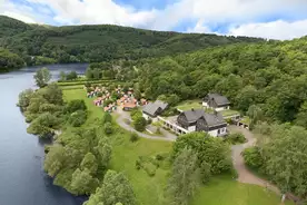 Hausansicht Jugendherberge Hohe Fahrt am Edersee VÃ¶hl
