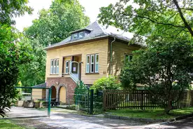 Hausansicht Schullandheim im KÃ¼chwald Chemnitz