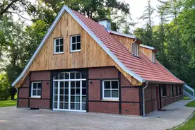 Hausansicht CVJM Freizeitheim Bimolten Nordhorn