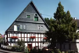 Hausansicht Ferienhaus Zehntscheune Daaden Daaden